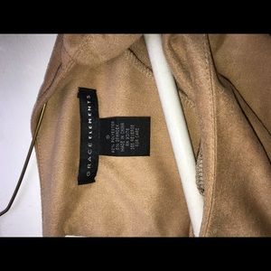 Suede Blouse. Never Worn